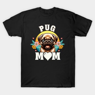 World'S Best Pug Mom Dog T-Shirt